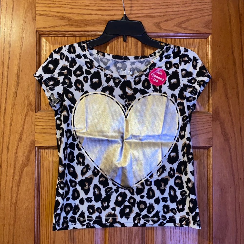 Cheetah Gold Heart Shirt